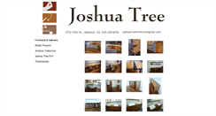 Desktop Screenshot of joshuatreefurniture.com